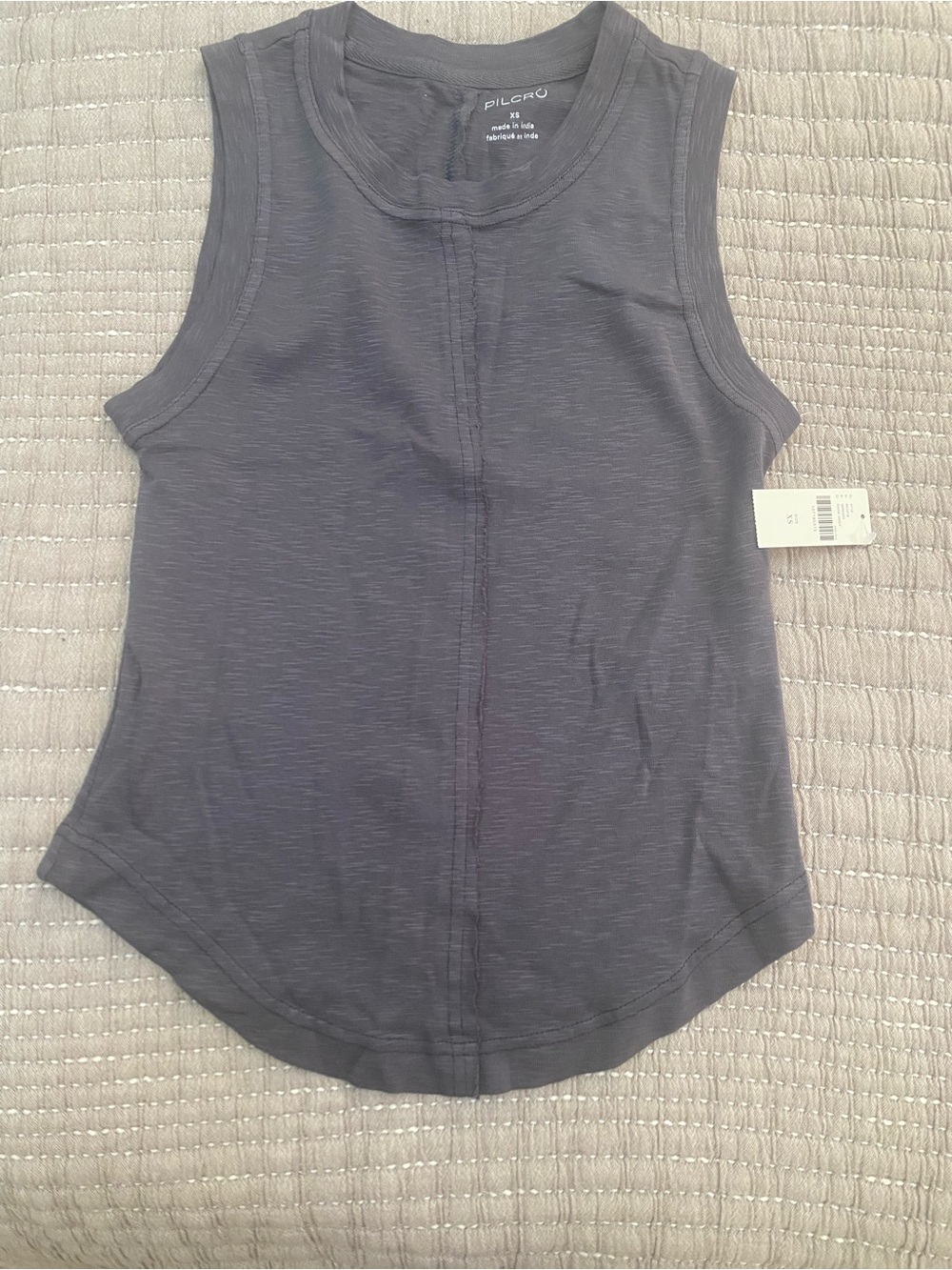 Pilcro Charcoal Crewneck Tank Top